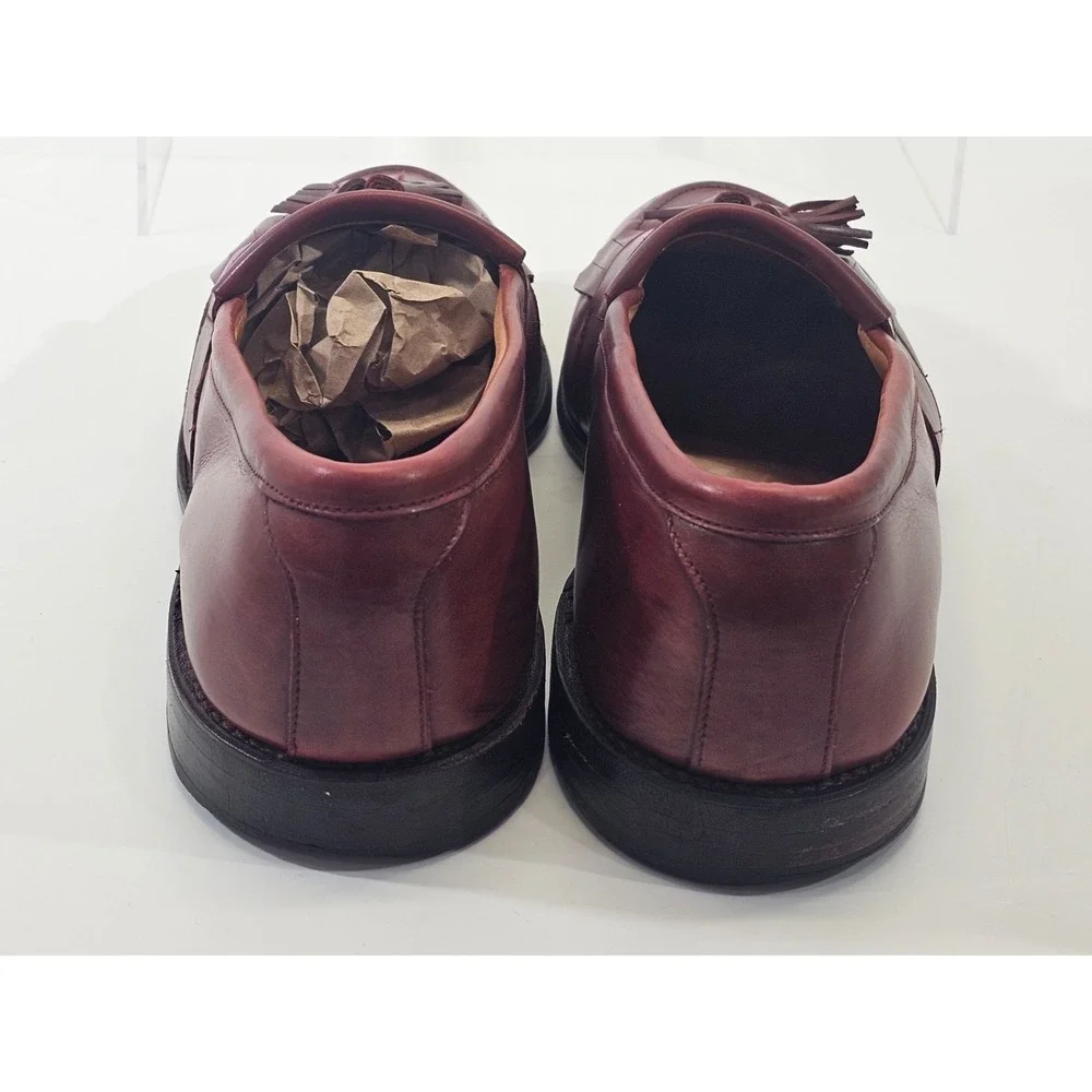 Allen Edmonds Newport Tassel Kiltie Loafers Moc Toe Leather Men's 12‎ Shoes EUC
